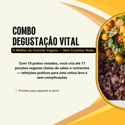 Combo Degustação Vital — 10 Pratos Veganos