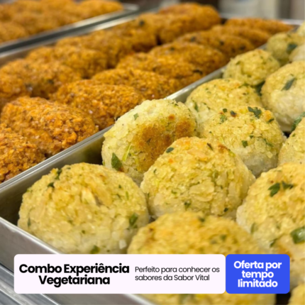 Combo Experiência Vegetariana — 10 Pratos